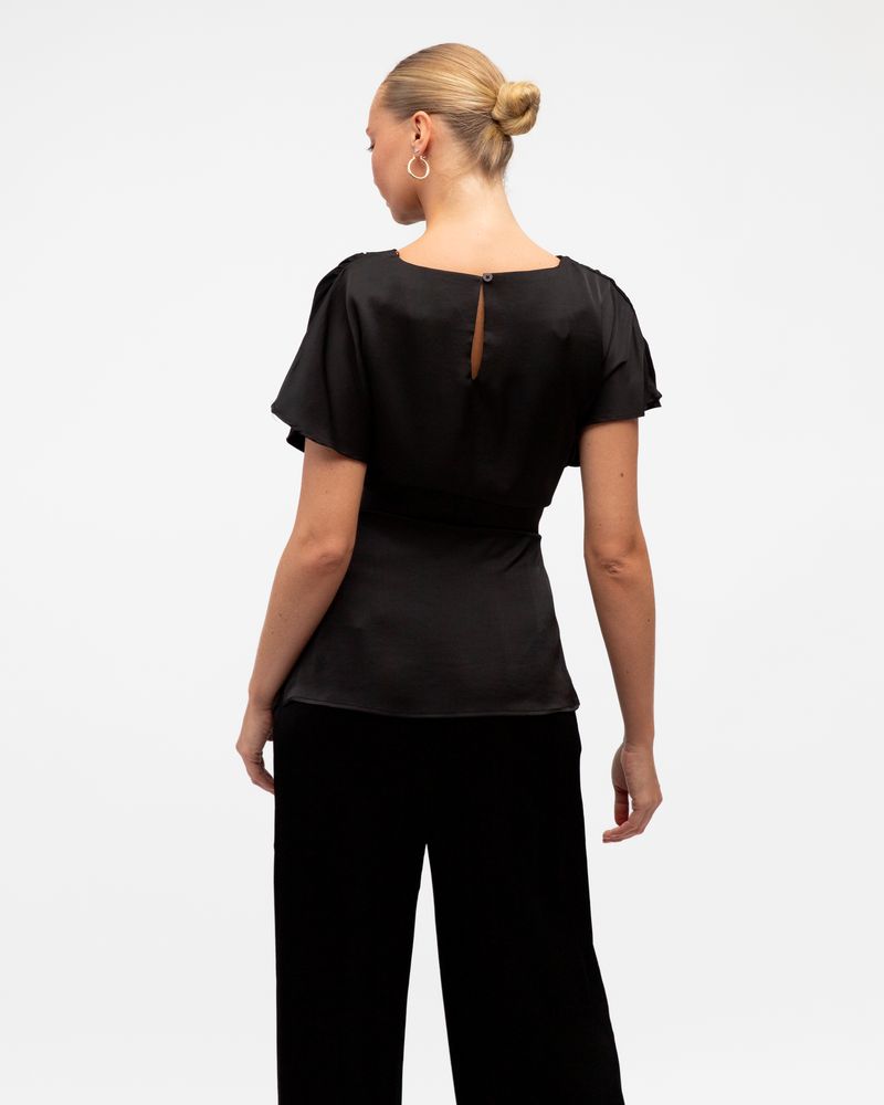 Luxe Tie Blouse