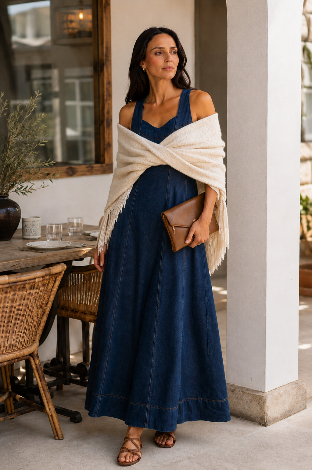 Heather Dress - Brave + True in Indigo