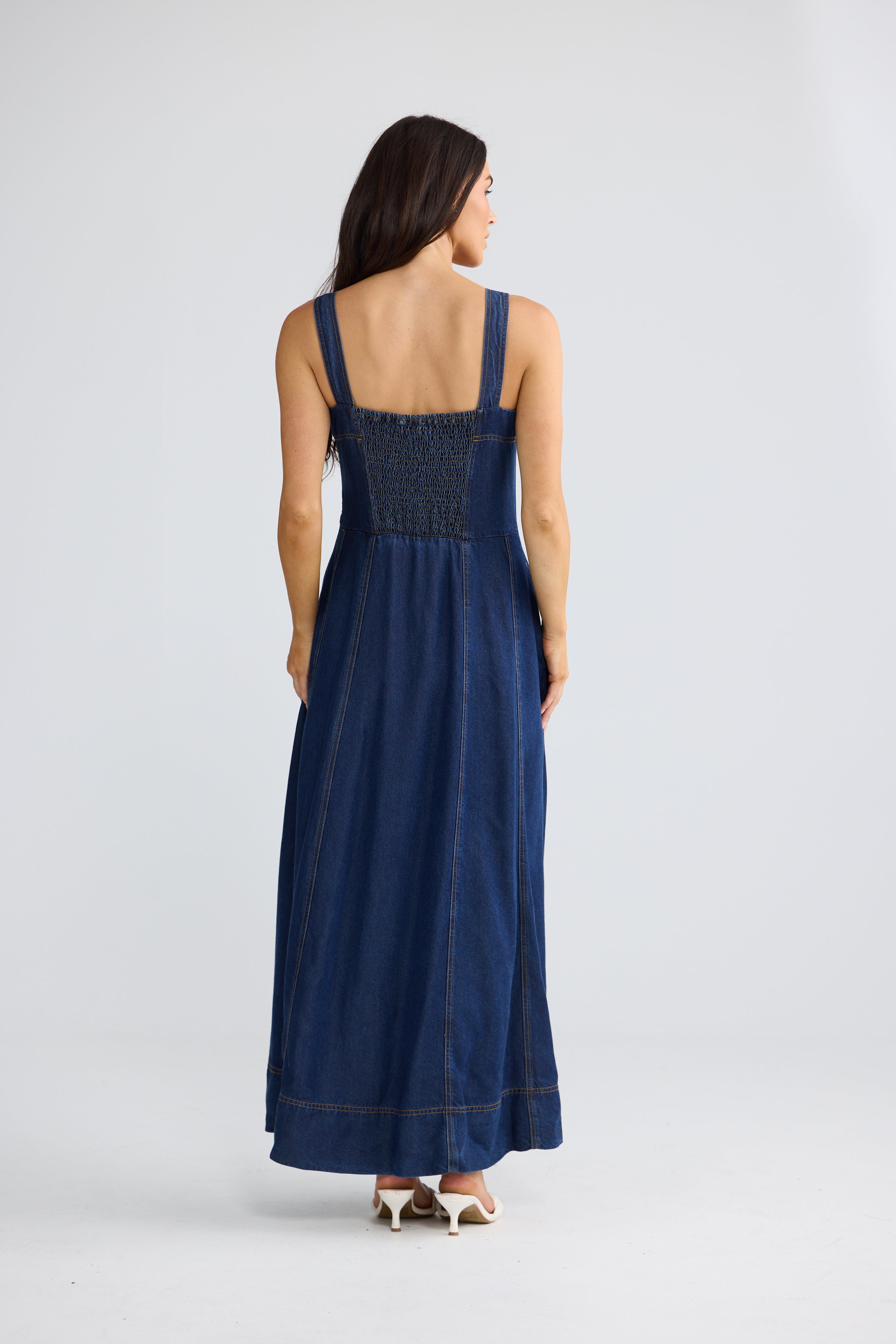 Heather Dress - Brave + True in Indigo