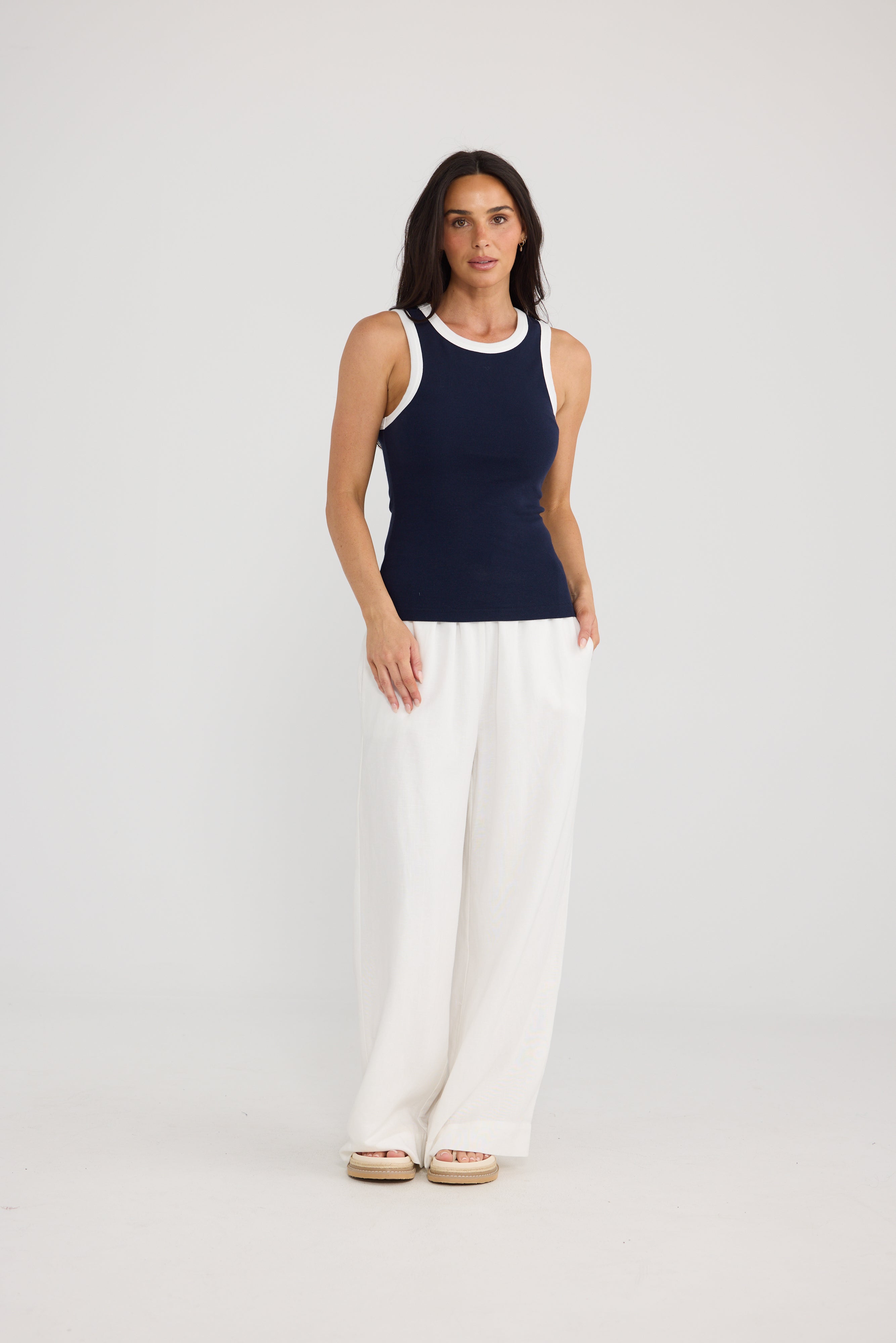 Courtney Tank - Brave + True Navy