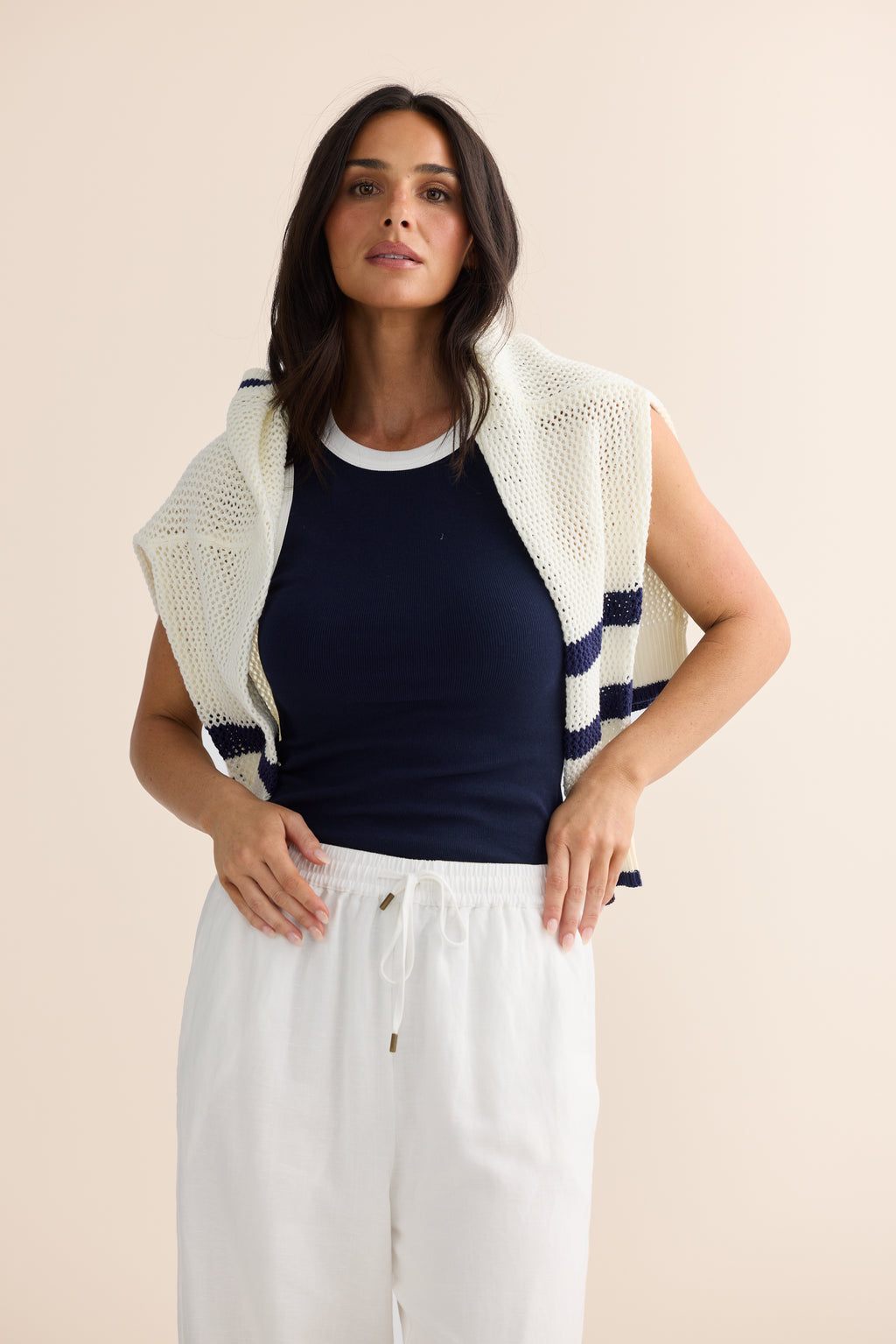 Courtney Tank - Brave + True Navy