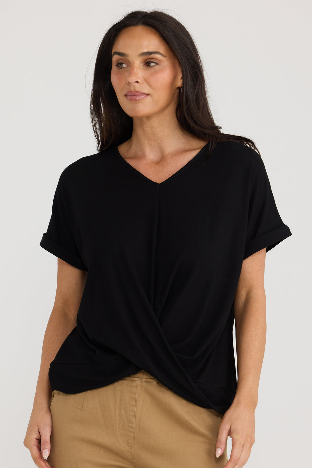 Rapture Tee - Brave + True in Black