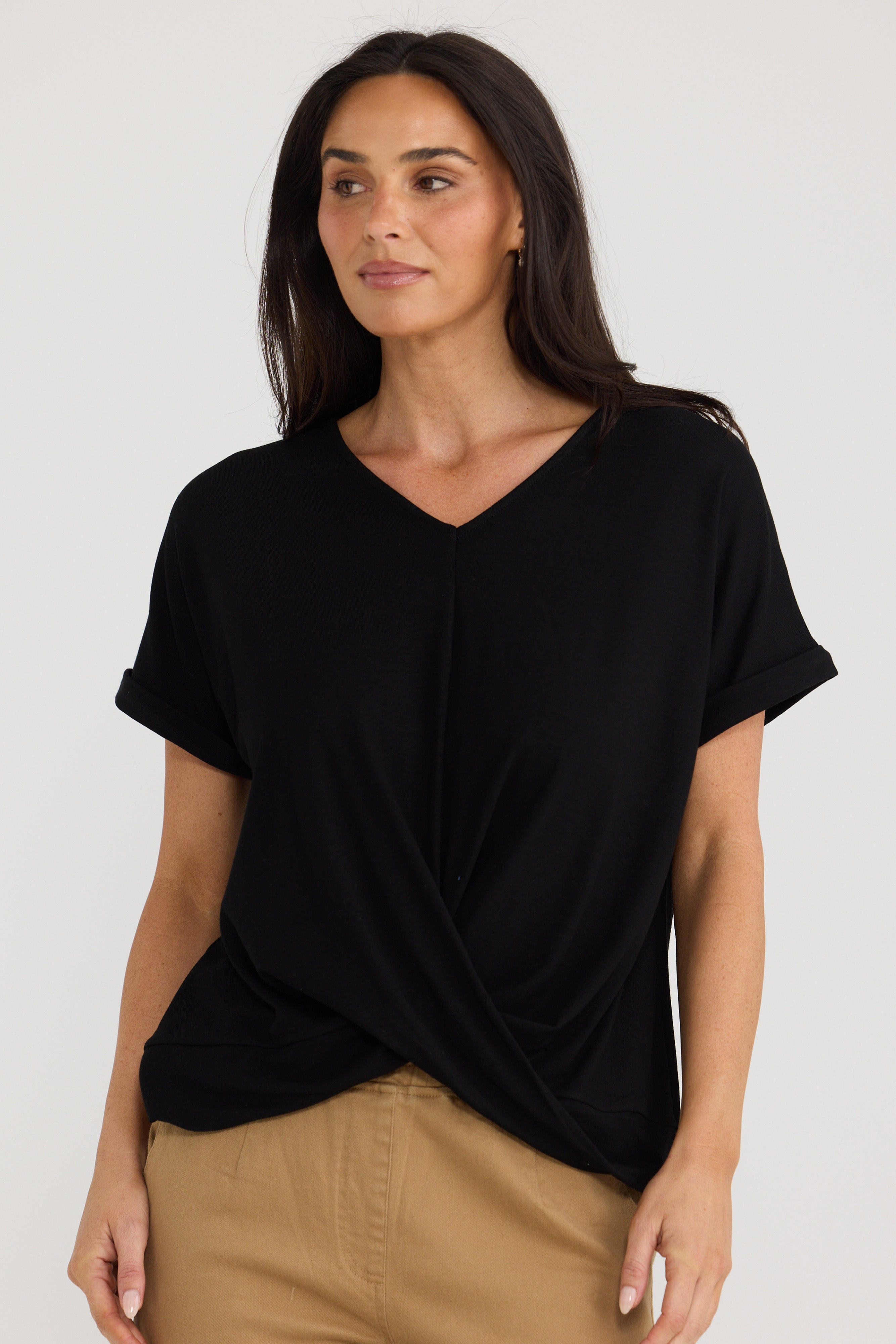 Rapture Tee - Brave + True in Black
