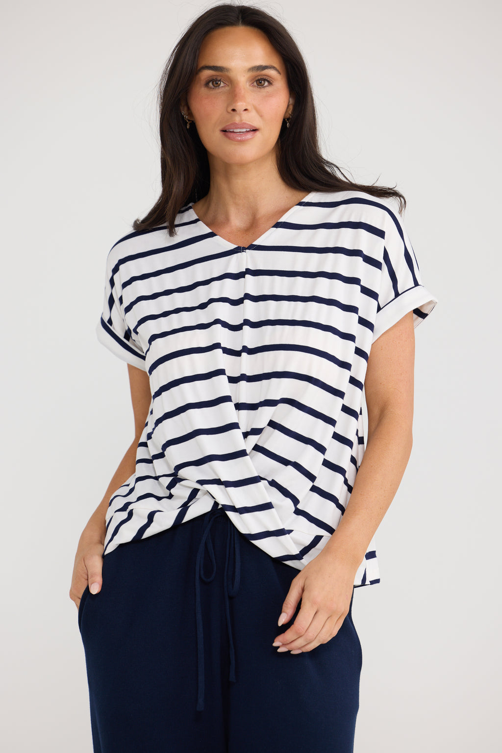 Rapture Tee - Brave + True in Stripe