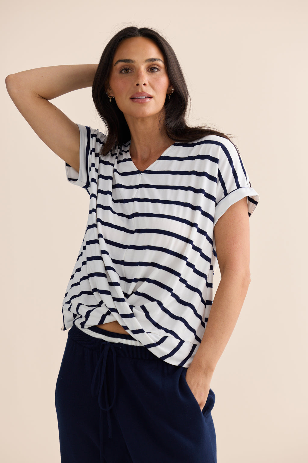 Rapture Tee - Brave + True in Stripe