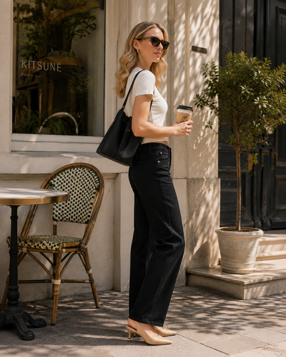 Jet Set Barrel Jeans Black