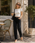 Jet Set Barrel Jeans Black