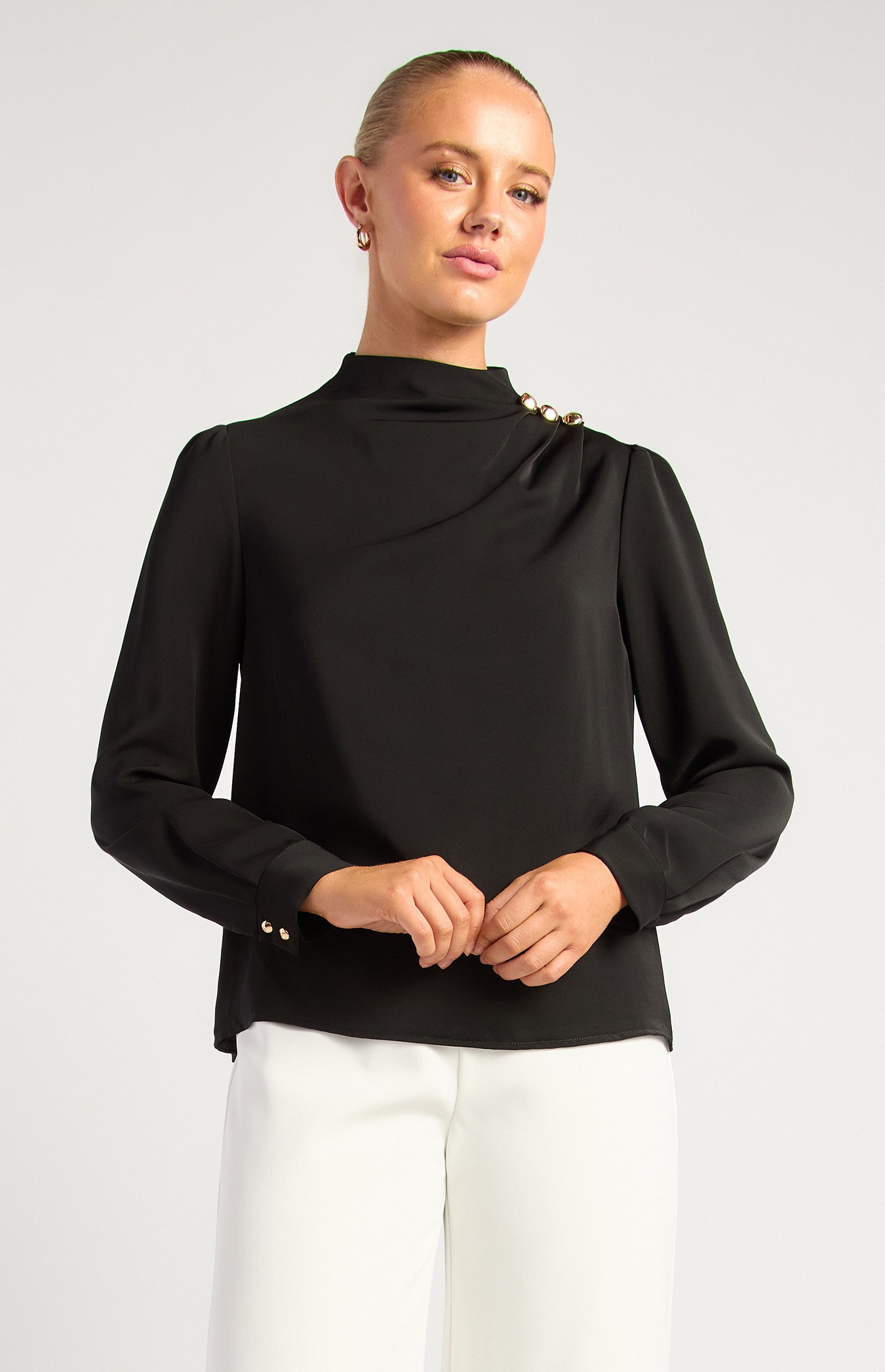 Classic Drape Blouse