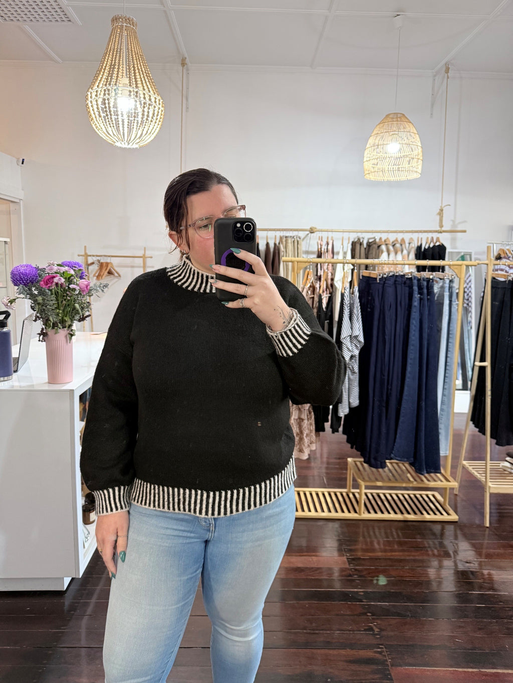 Bonnie Contrast Knit