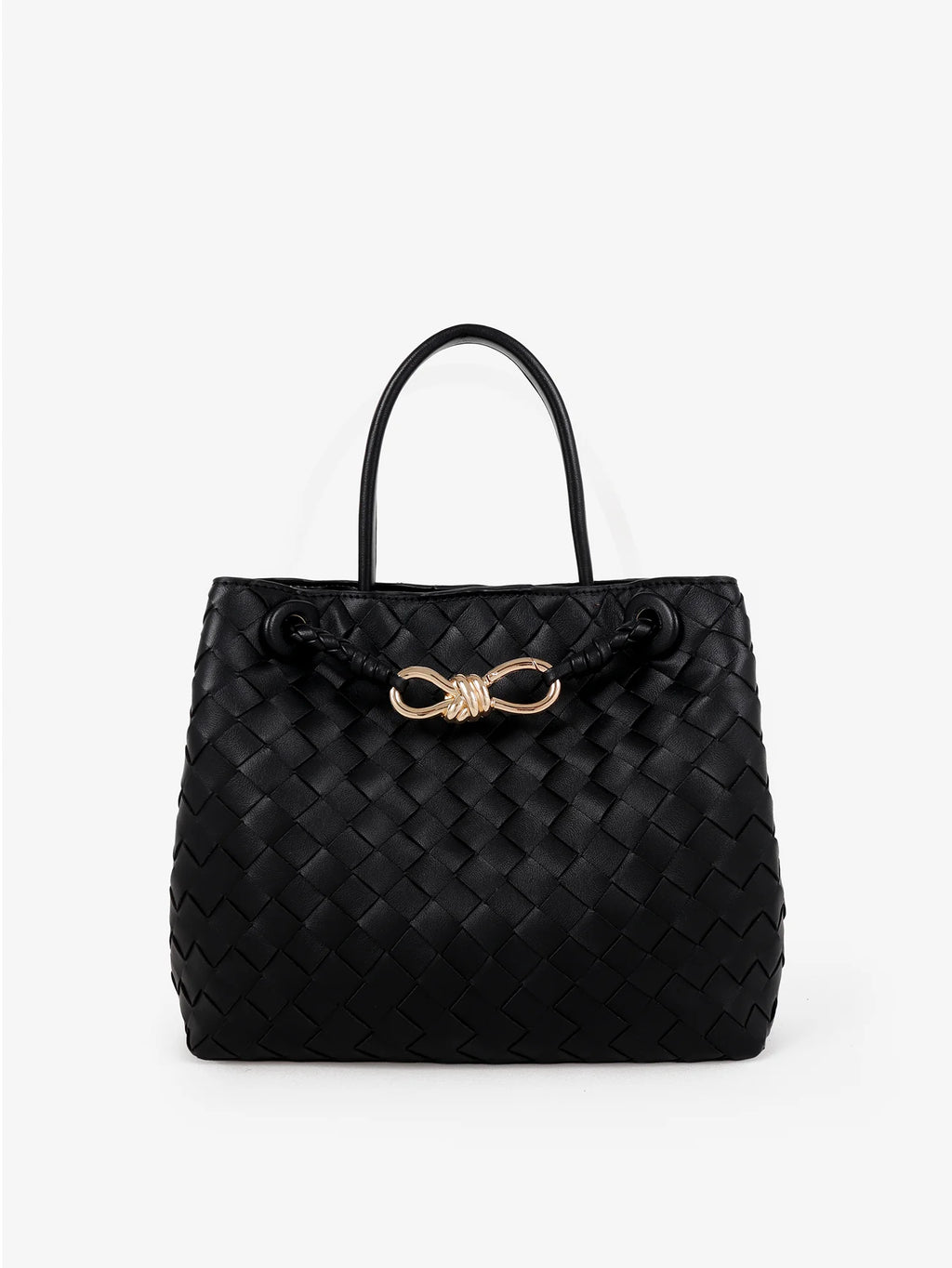 Chantel Woven Multiway Handbag  Black