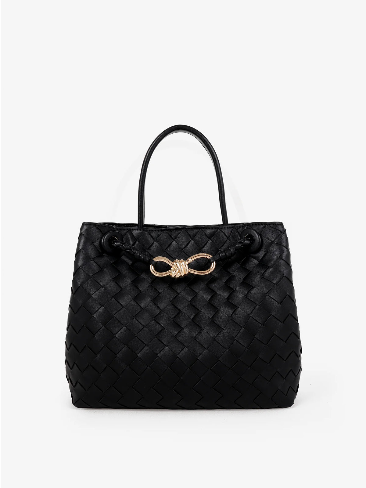 Chantel Woven Multiway Handbag  Black