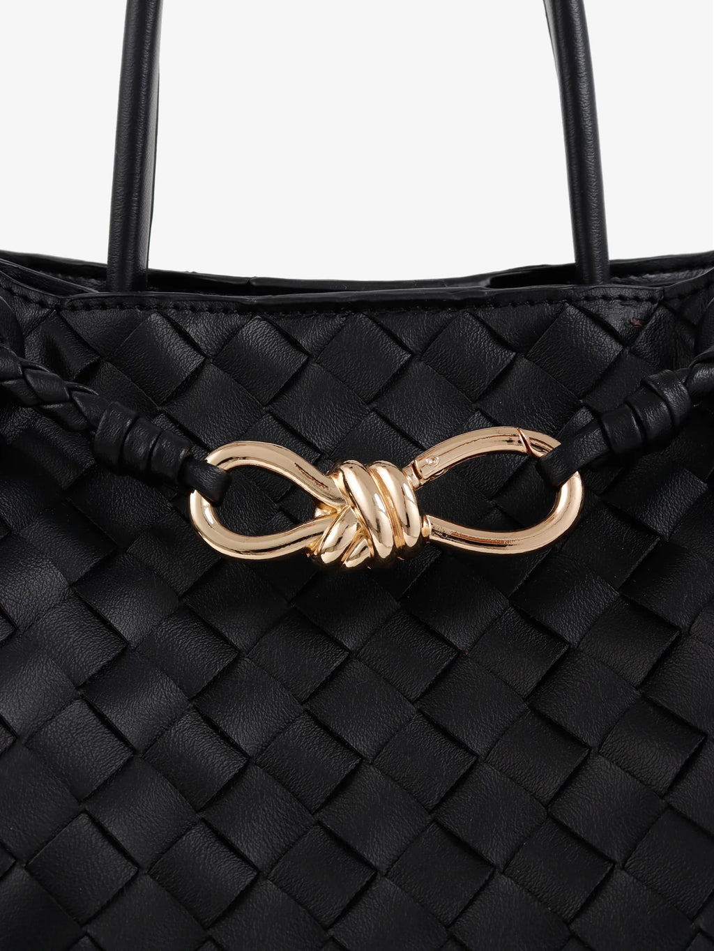Chantel Woven Multiway Handbag  Black