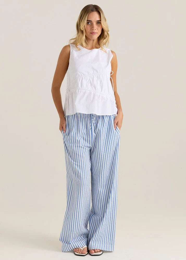 Elin Gathered Tie Top