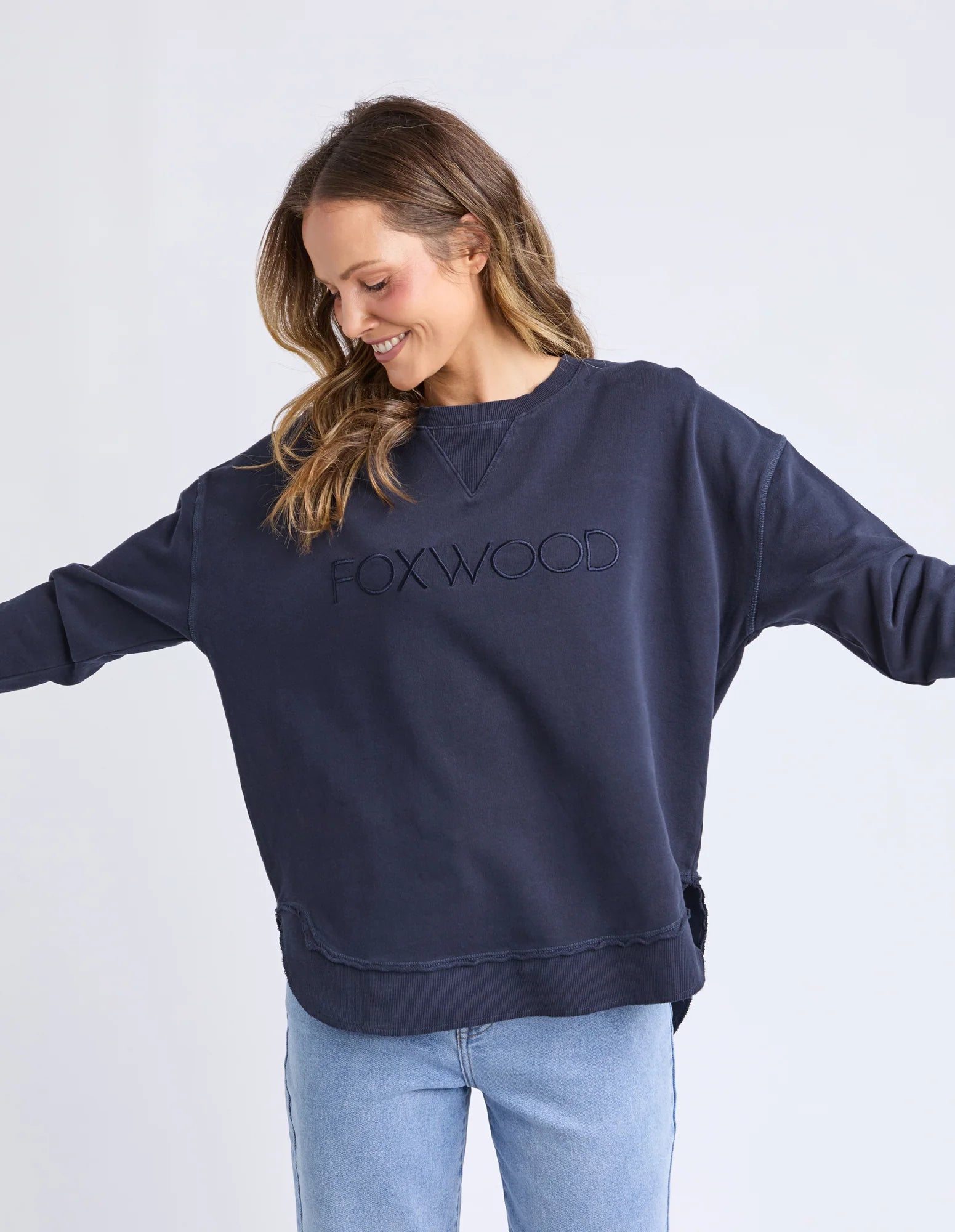 Foxwood Simplified Crew - Navy