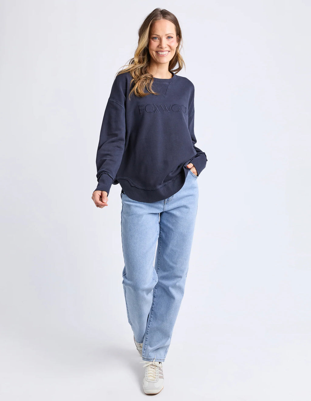 Foxwood Simplified Crew - Navy
