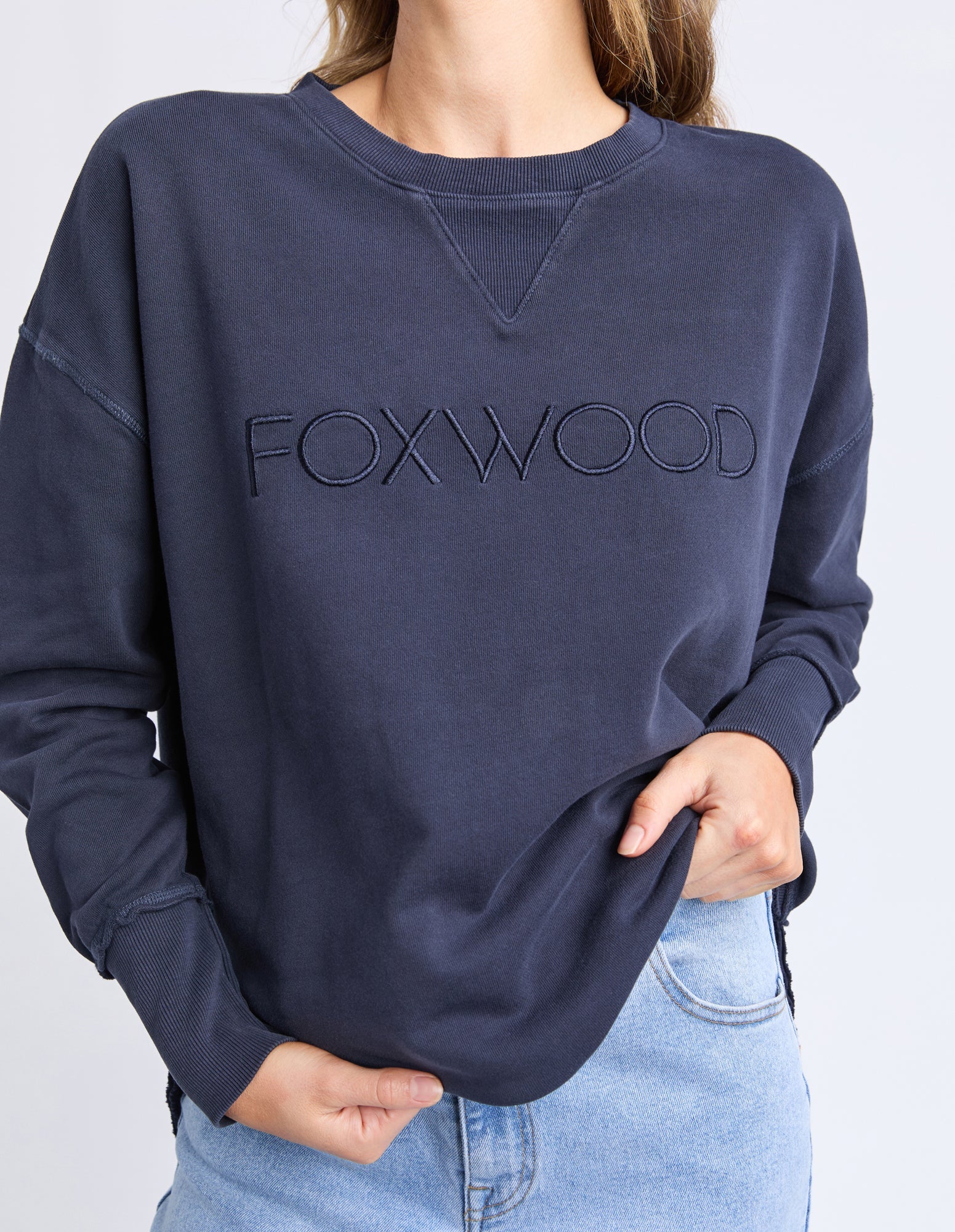 Foxwood Simplified Crew - Navy