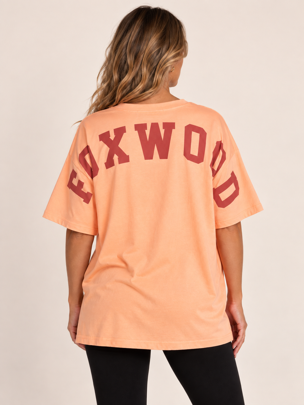 Interval Tee - Peach / Rust