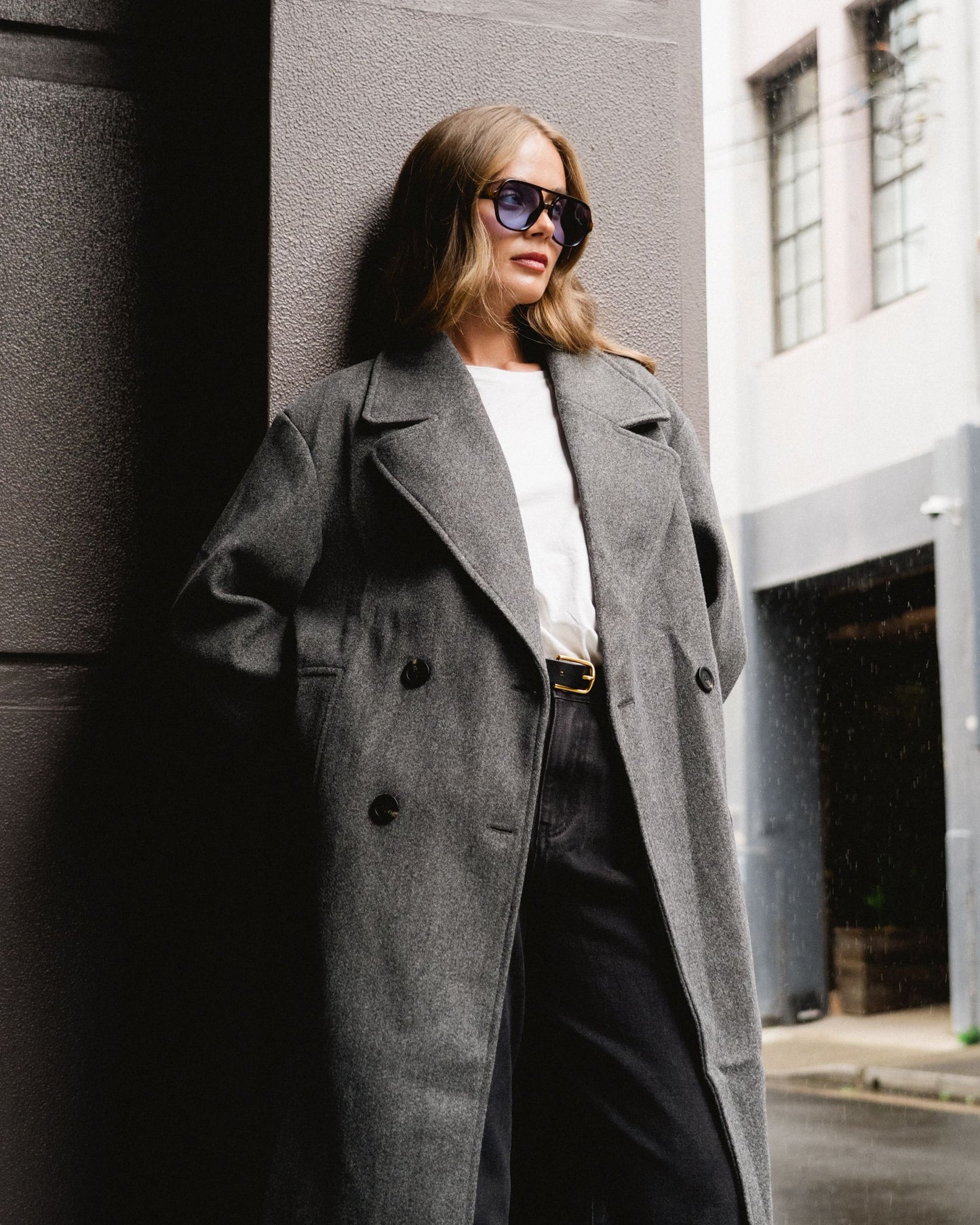 Paper Heart City Grey Coat