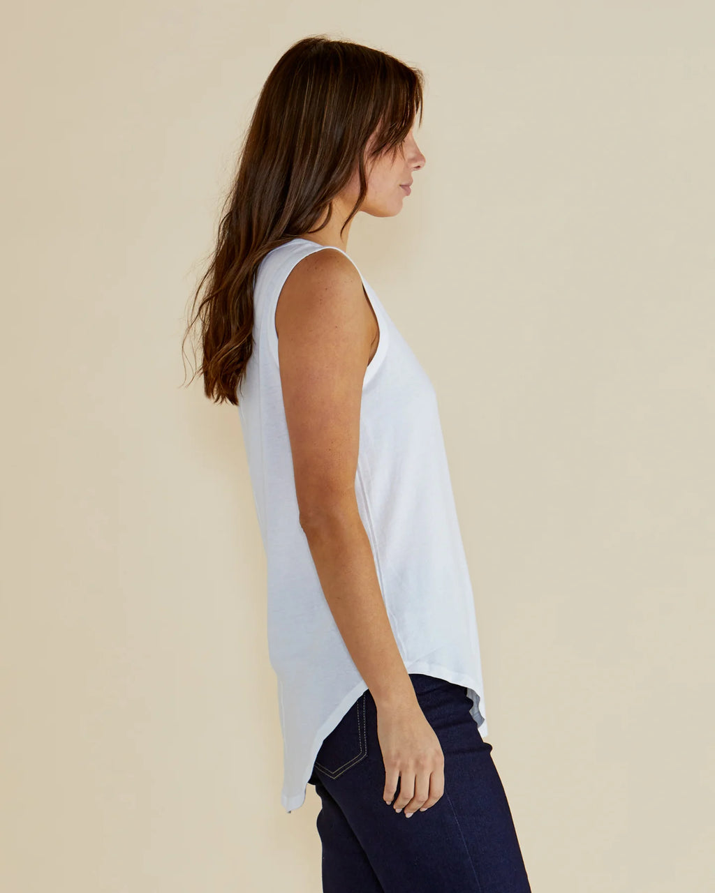 Keira Tank White