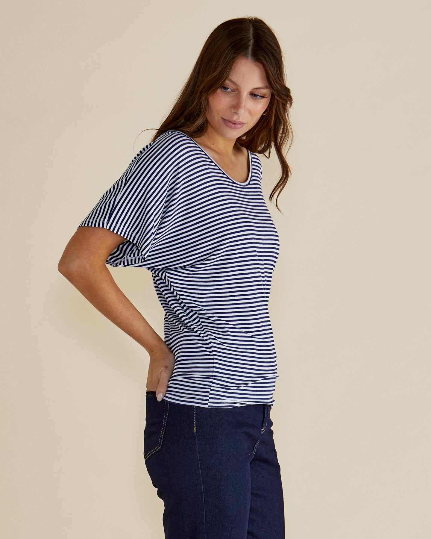 Maui Striped Tee Betty Basics