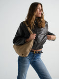 Calista Slouch Bag in Taupe