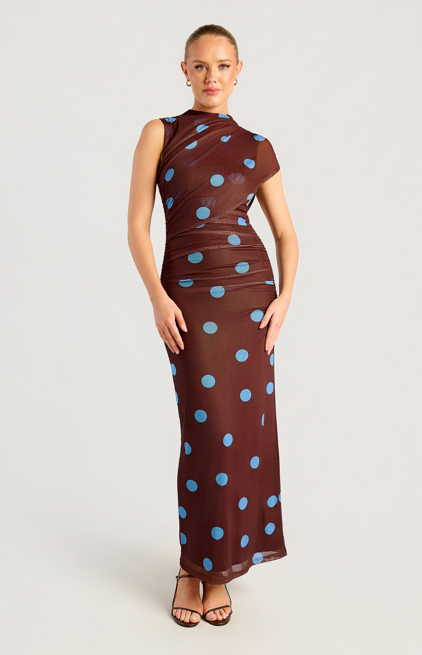 Cleo Mesh Midi Dress