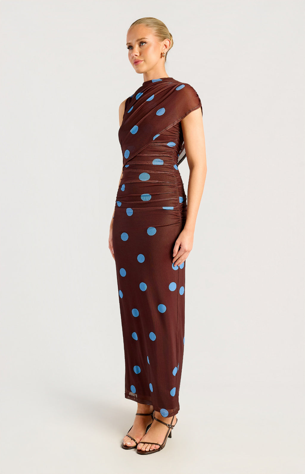 Cleo Mesh Midi Dress