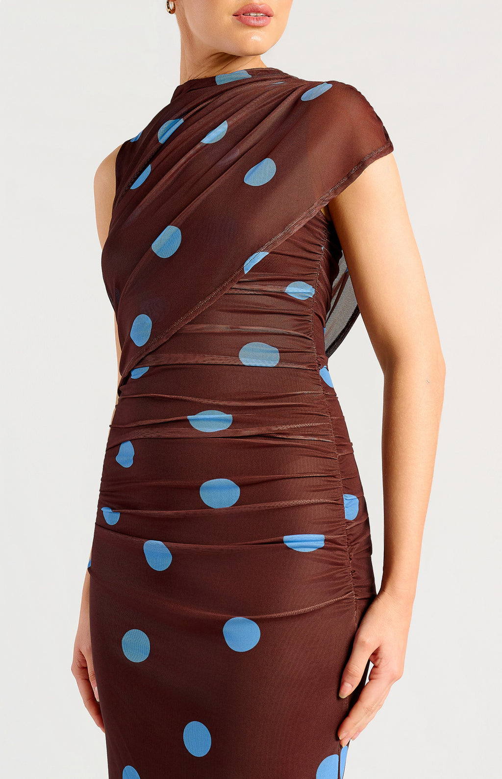 Cleo Mesh Midi Dress
