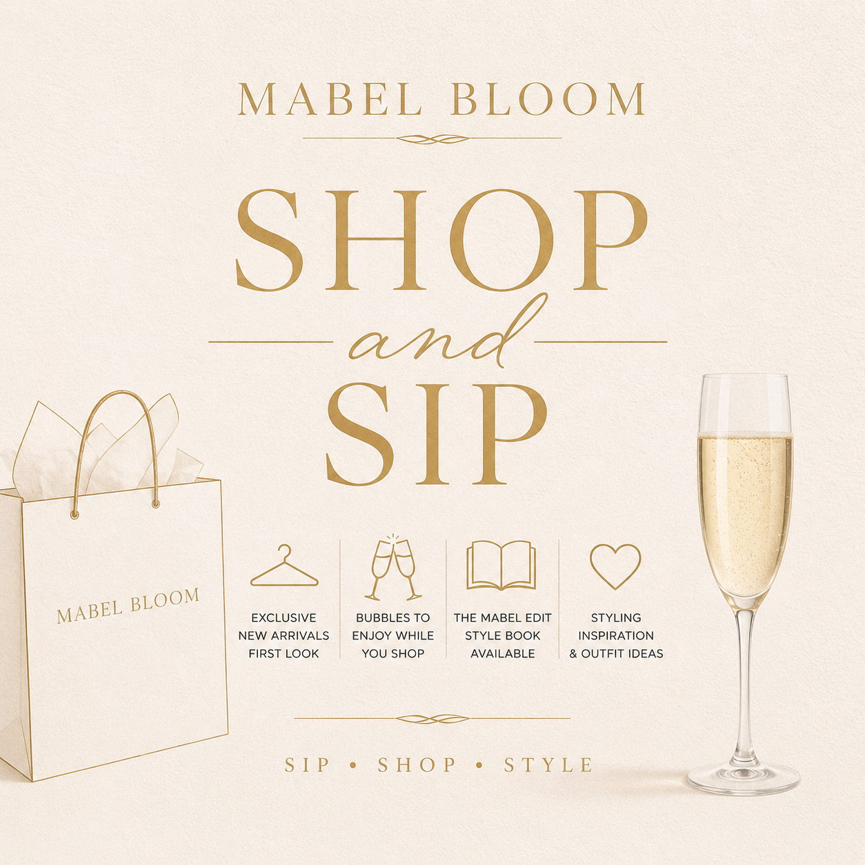 Shop & Sip - FREE EVENT