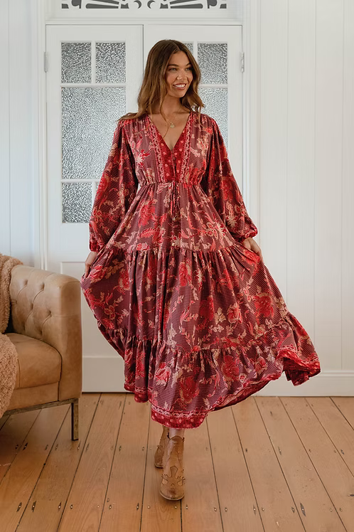JAASE Ziggy Print Maxi Dress