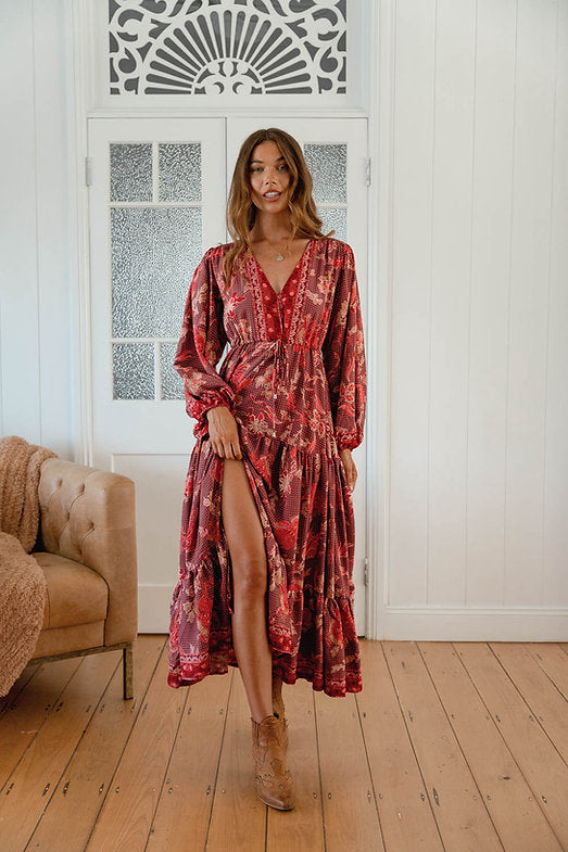 JAASE Ziggy Print Maxi Dress