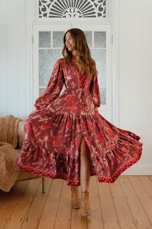 JAASE Ziggy Print Maxi Dress