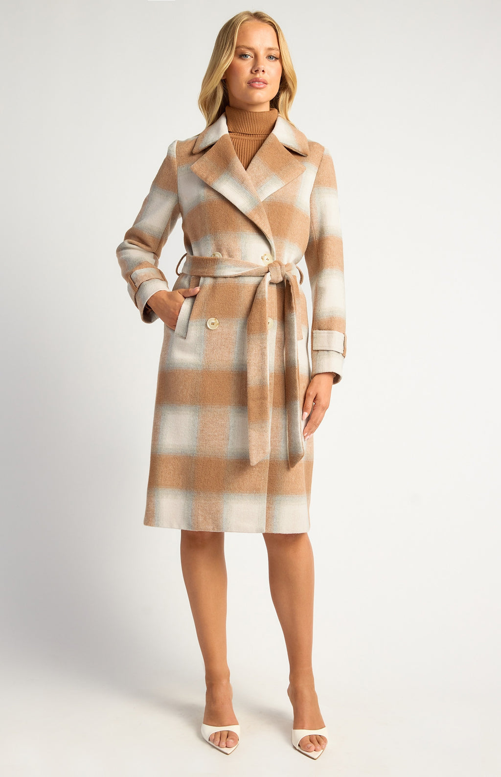 The Aspen Check Coat
