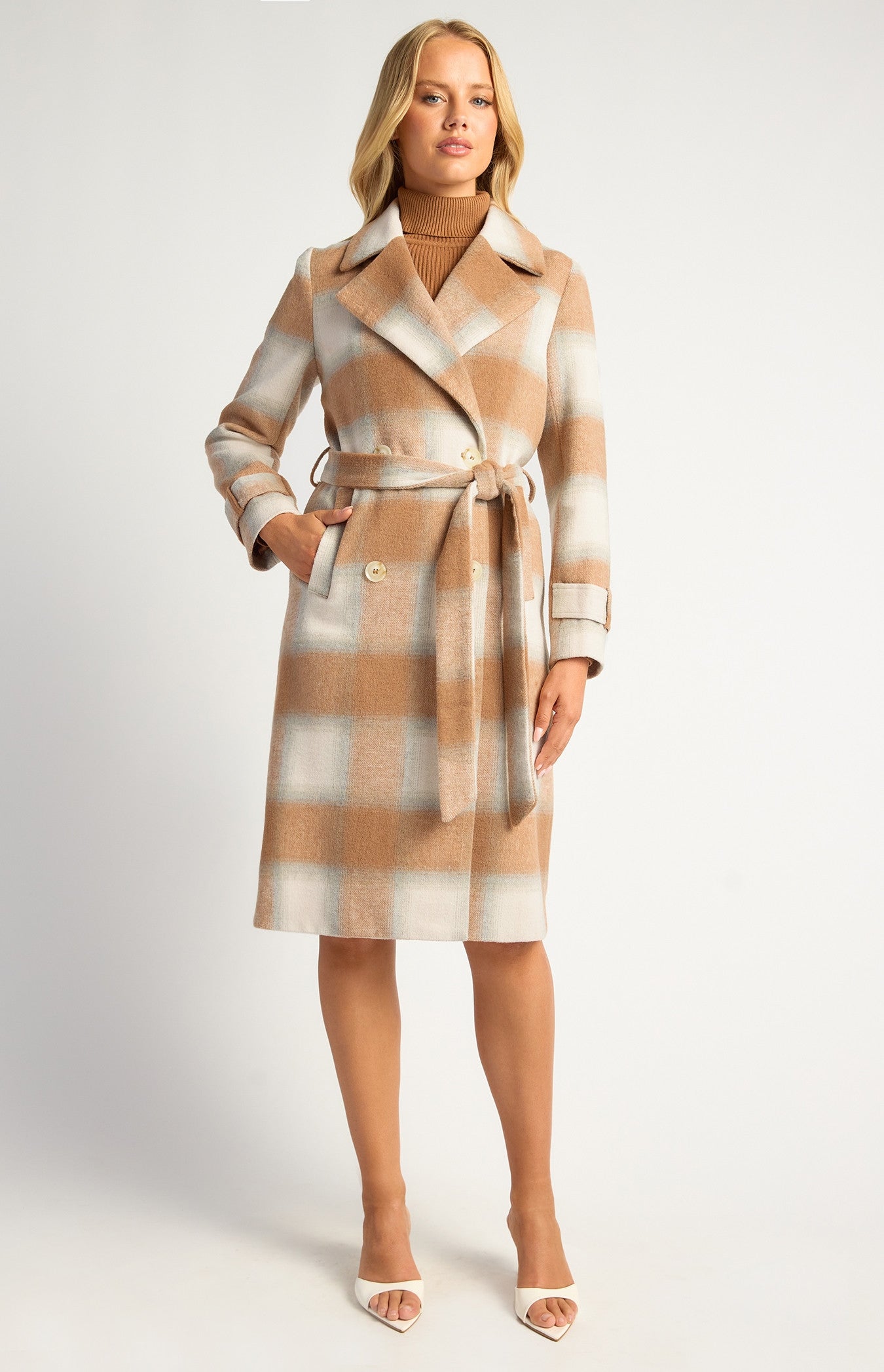 The Aspen Check Coat