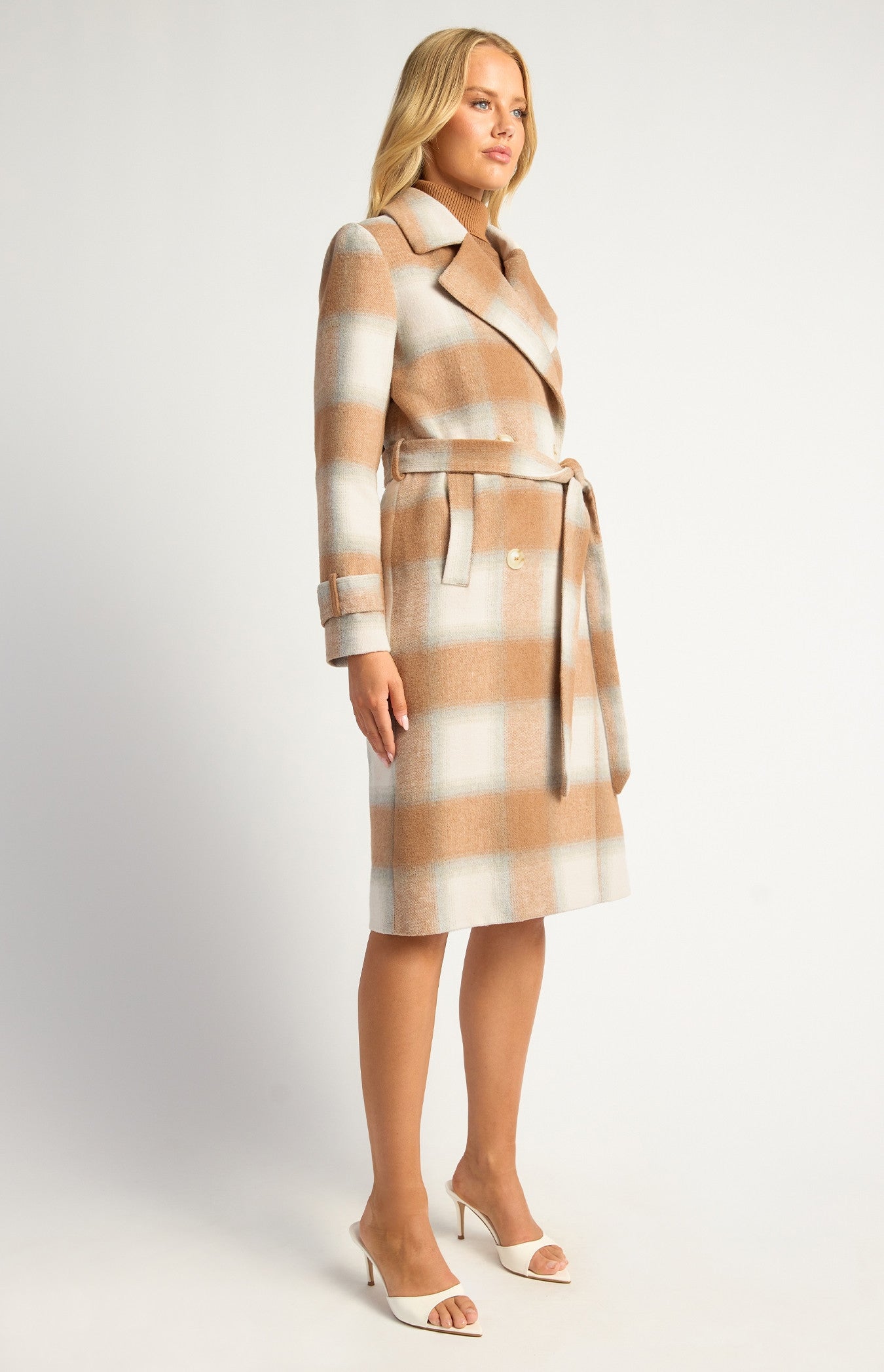 The Aspen Check Coat