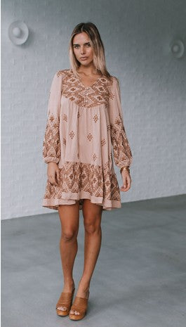 Sierra Aztec Mini Dress