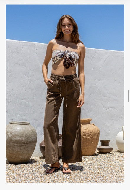 Luna Tencel Wide Leg Pant