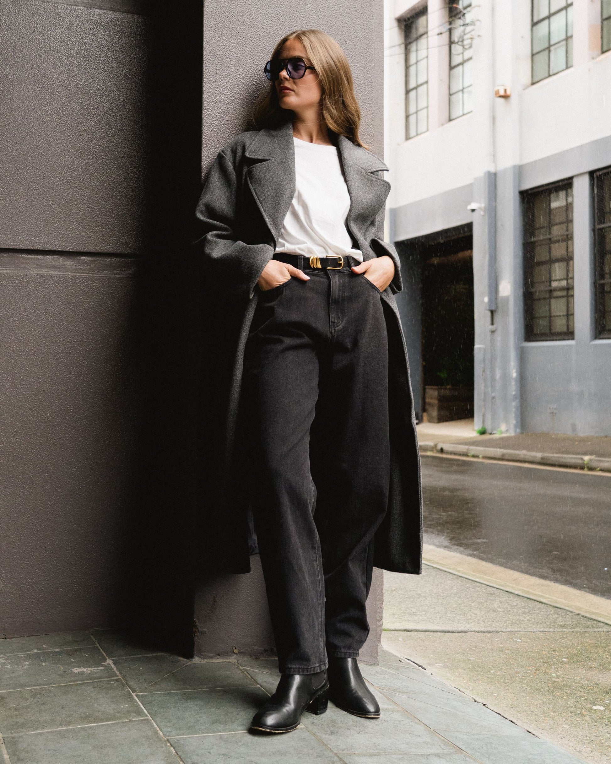Paper Heart City Grey Coat