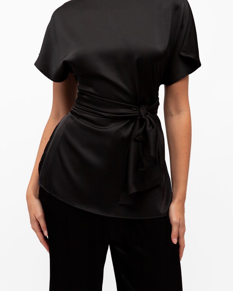 Luxe Tie Blouse