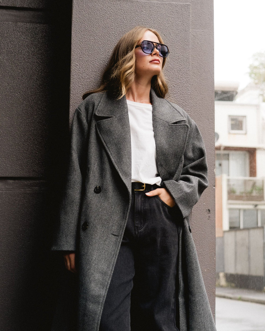 Paper Heart City Grey Coat