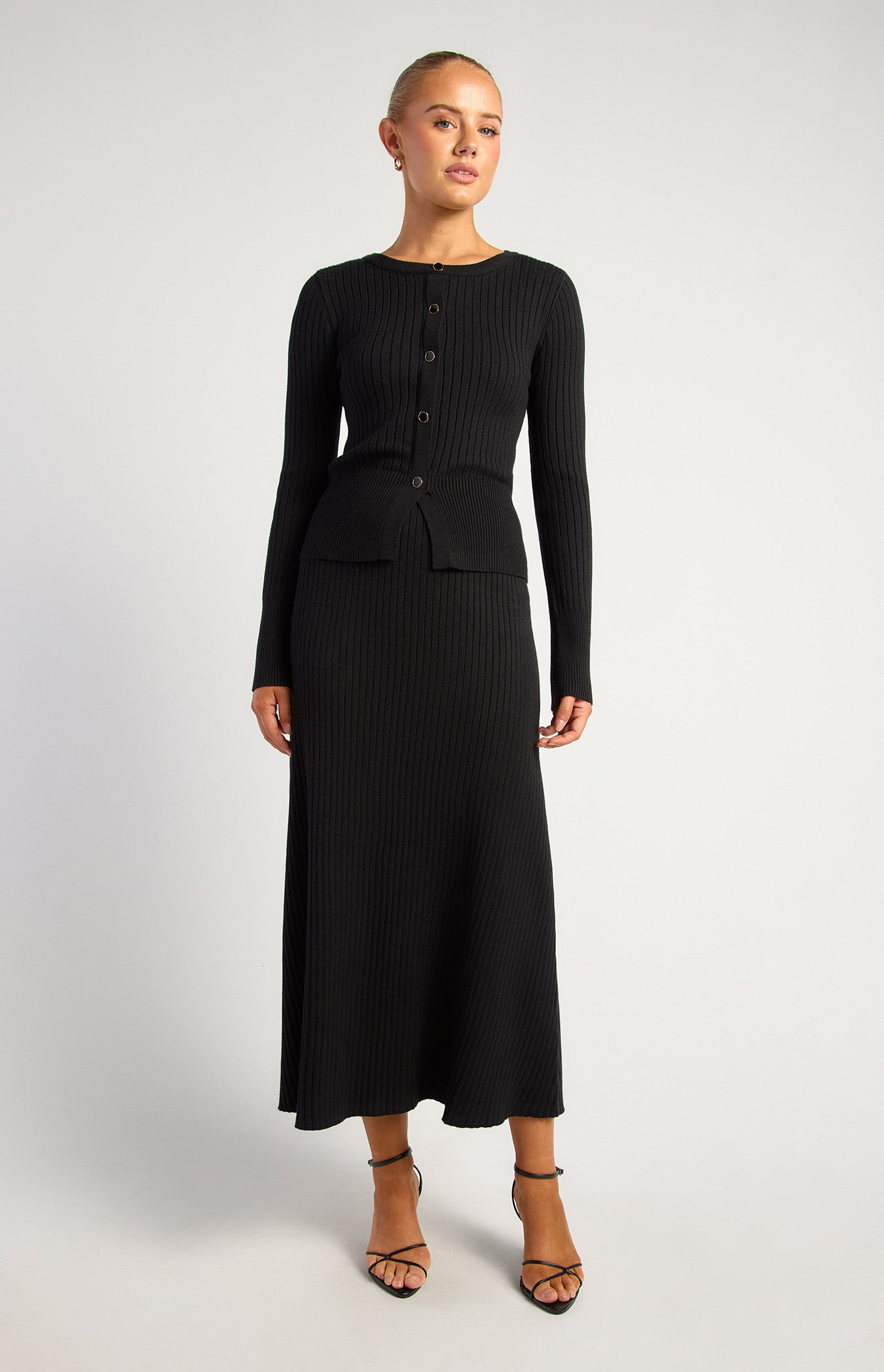 Elara Knit Midi Skirt
