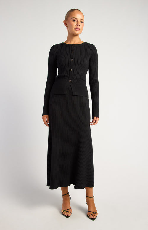 Elara Knit Midi Skirt