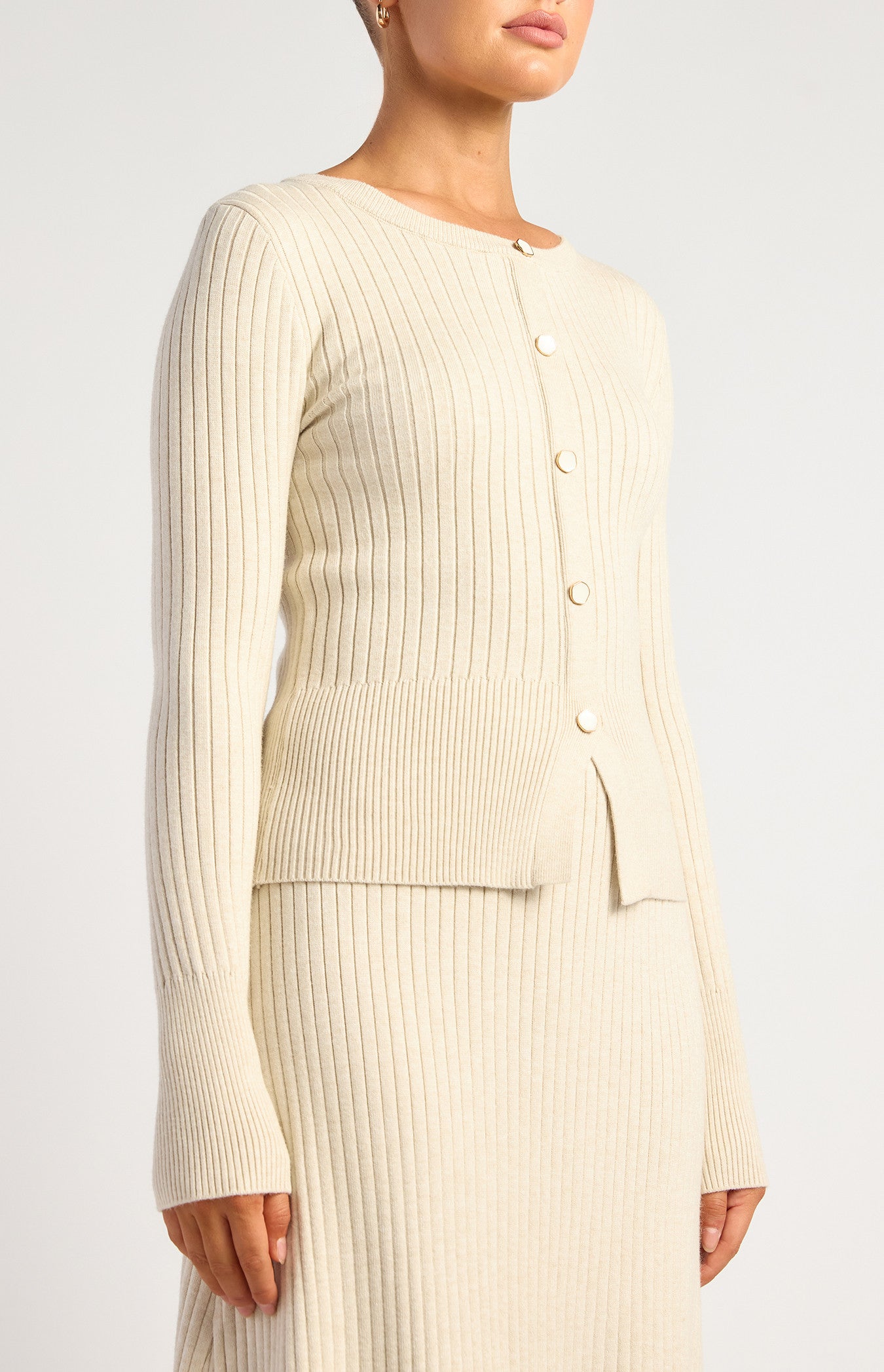 Elle Ribbed Cardi