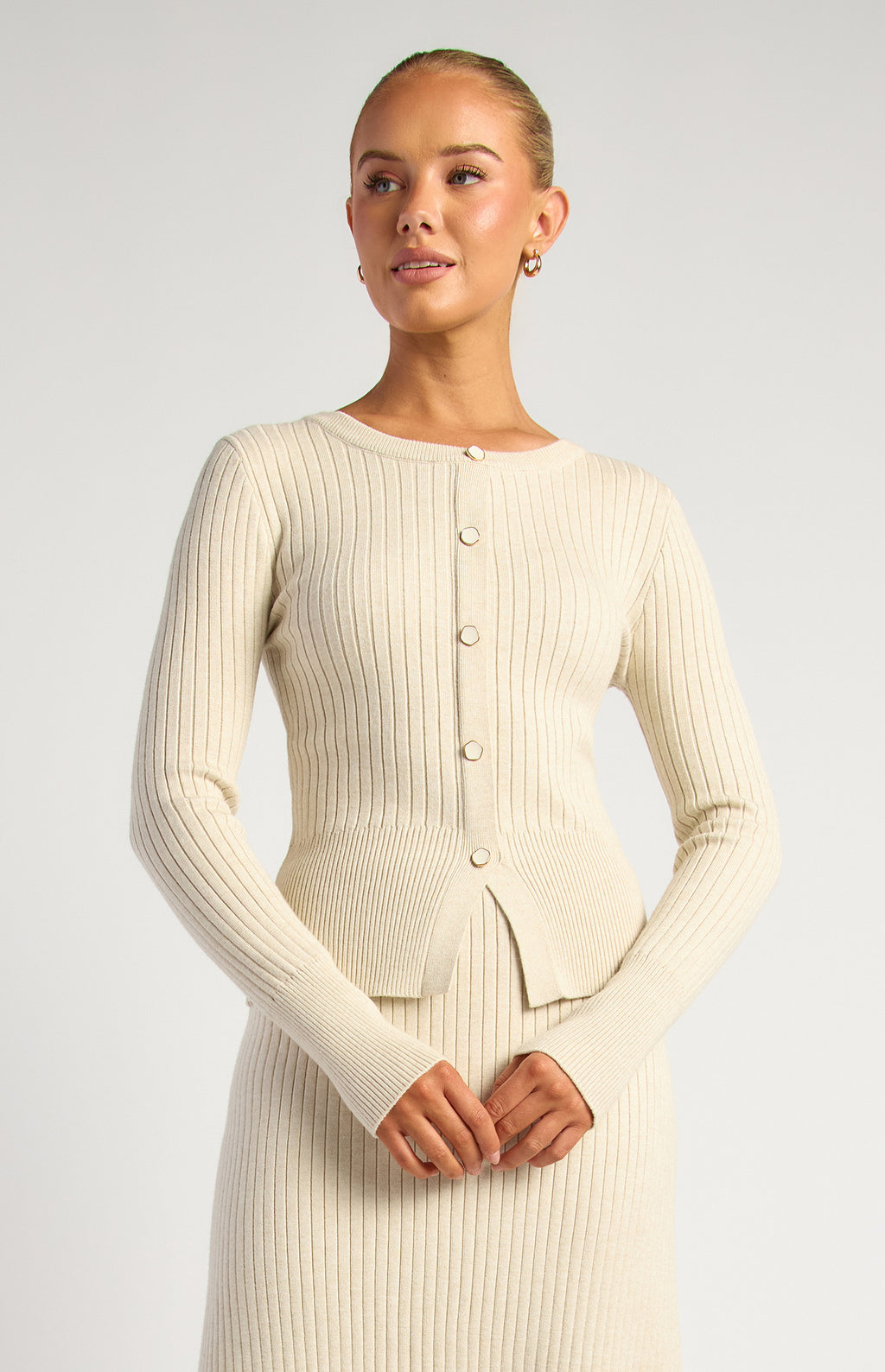 Elle Ribbed Cardi