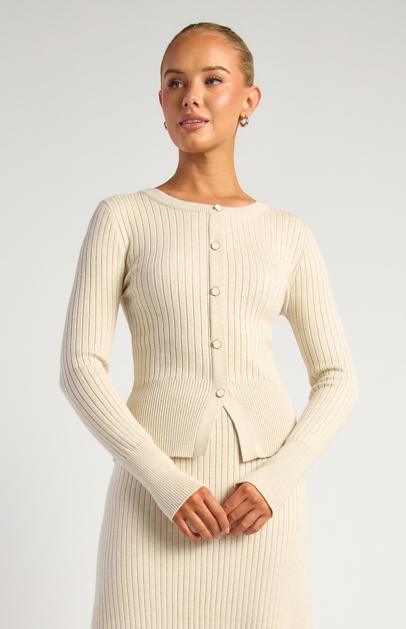 Elle Ribbed Cardi