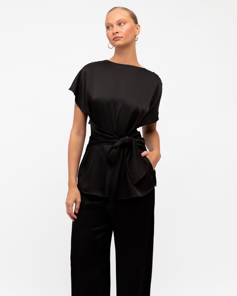 Luxe Tie Blouse